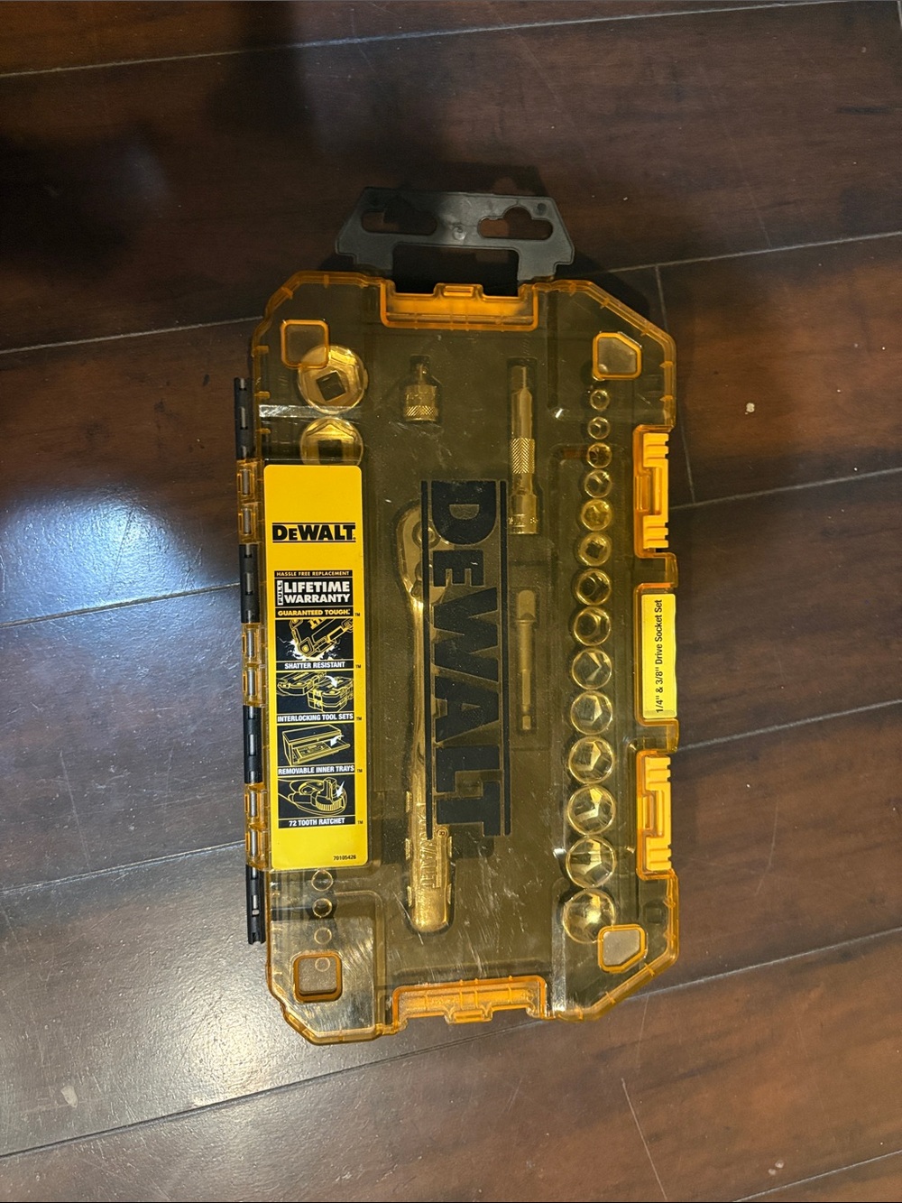 DEWALT 10-Piece Gold/Tan Driver Bit and Socket Set